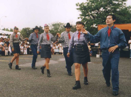 Bailable en la Kermesse